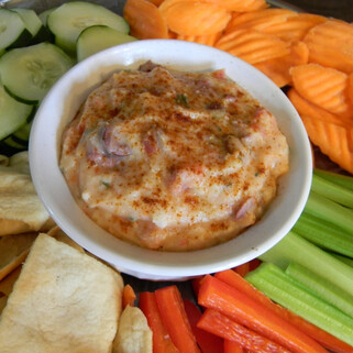 Mediterranean Idaho® Potato-Parmesan Hummus 