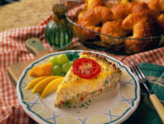 Country Quiche with Idaho® Potato Hash Brown Crust