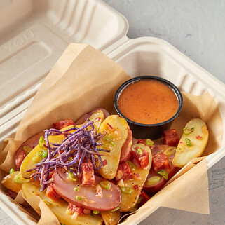 Warm Idaho® Potato Chorizo Salad