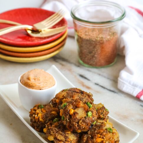 Vegan Vegetable Cakes