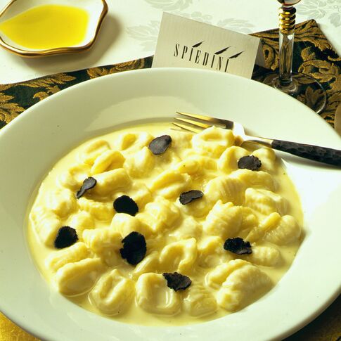 Gnocchi con Fontina e Tartufo Idaho® Potato Dumplings with Pontina Cheese & Truffle 