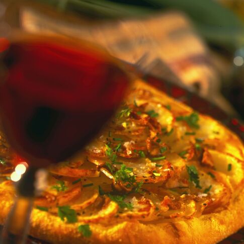Idaho® Potato and Sonoma Foie Gras Pizza