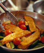 Stir-Fried Chicken and Idaho® Potato Strips
