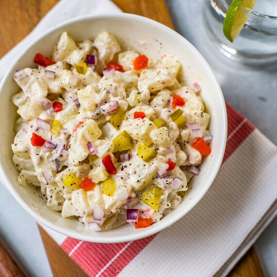 Quick Potato Salad for One