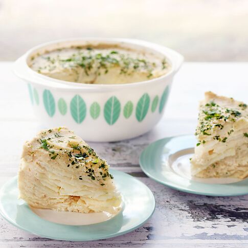 Instant Pot Vegan Scalloped Potatoes 