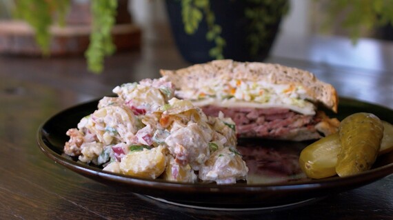 Bacon and Egg Idaho® Potato Salad with Greek Yogurt