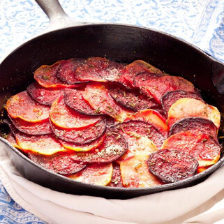 Potato and Beet Galette