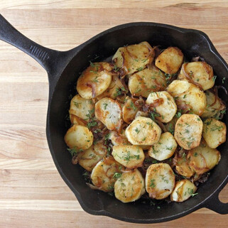 Schmaltz Idaho® Potatoes Lyonnaise