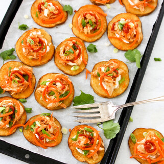 Skinny Sriracha Chicken Idaho® Potato Skins