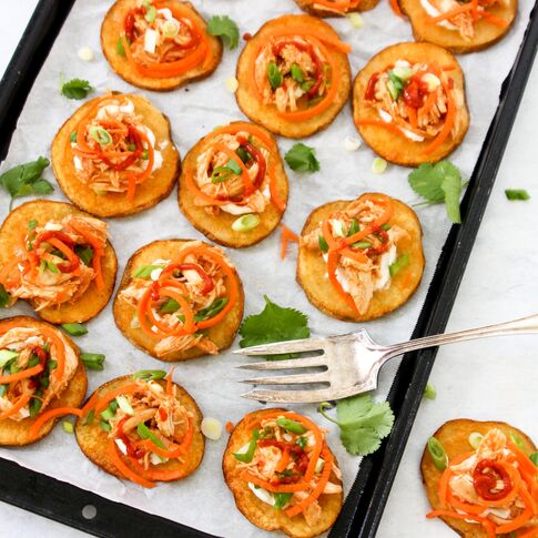 Skinny Sriracha Chicken Idaho® Potato Skins