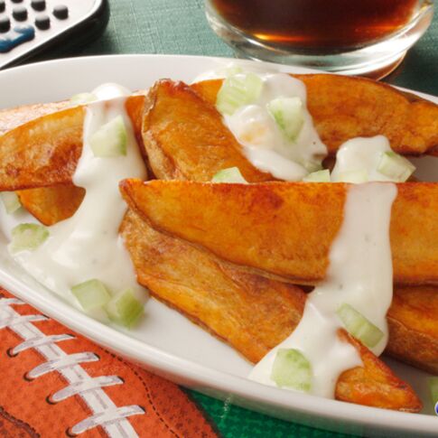 Buffalo Potato Wedges