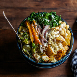 Roasted Potato Buddha Bowl