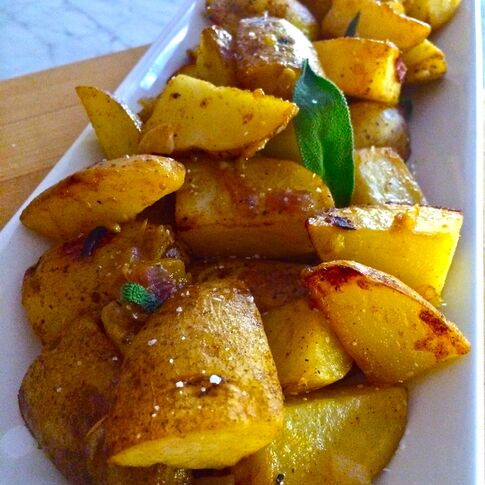 Roasted Honey Mustard Idaho® Potatoes With Fresh Sage