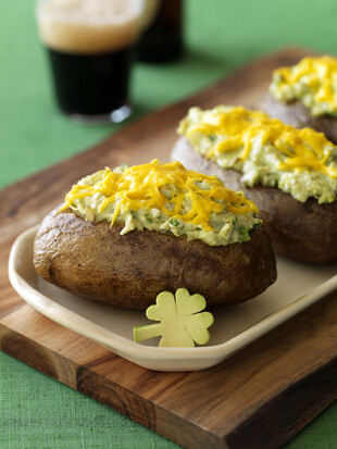 Lucky Irish Twice Baked Potatoes 
