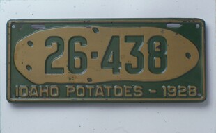 Classic License Plate