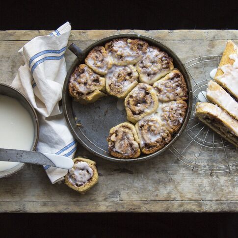 Mashed Idaho® Potato Coffee Ring with Cinnamon Drizzle