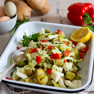 Heart-Healthy Chopped Idaho® Potato Breakfast Salad 