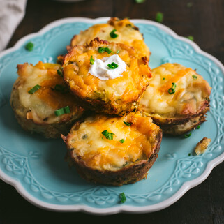 Leftover Mashed Potato Muffins