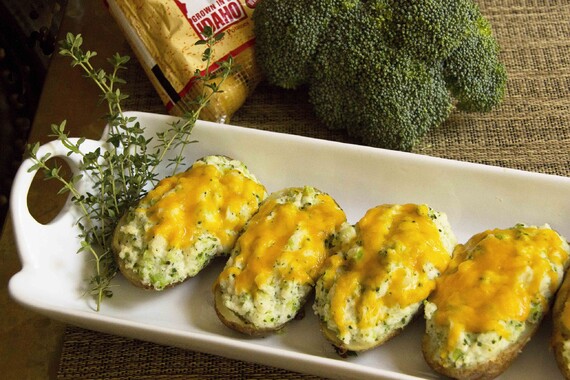 Broccoli Baked Potatoes