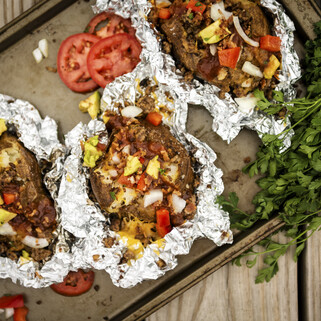 Smoked and Loaded Baked Idaho® Potatoes
