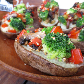 Garden Stuffed Potatoes