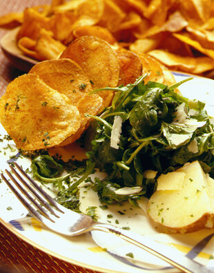 Arugula Salad with Crisp Idaho® Potatoes