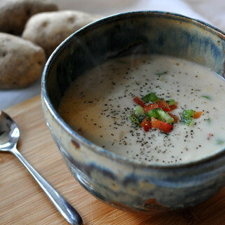 Potato and Salmon Bisque