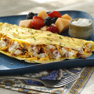 Mashed Potato Omelet