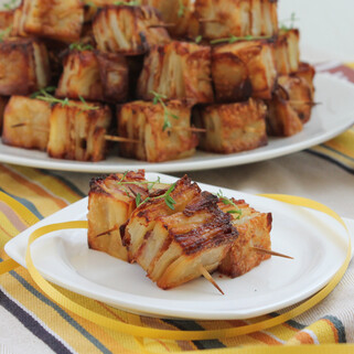 Bacon Parmesan Idaho® Potato Pavé Squares