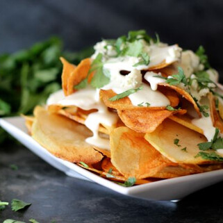 Blue Cheese Sauce With Idaho® Potato Chips