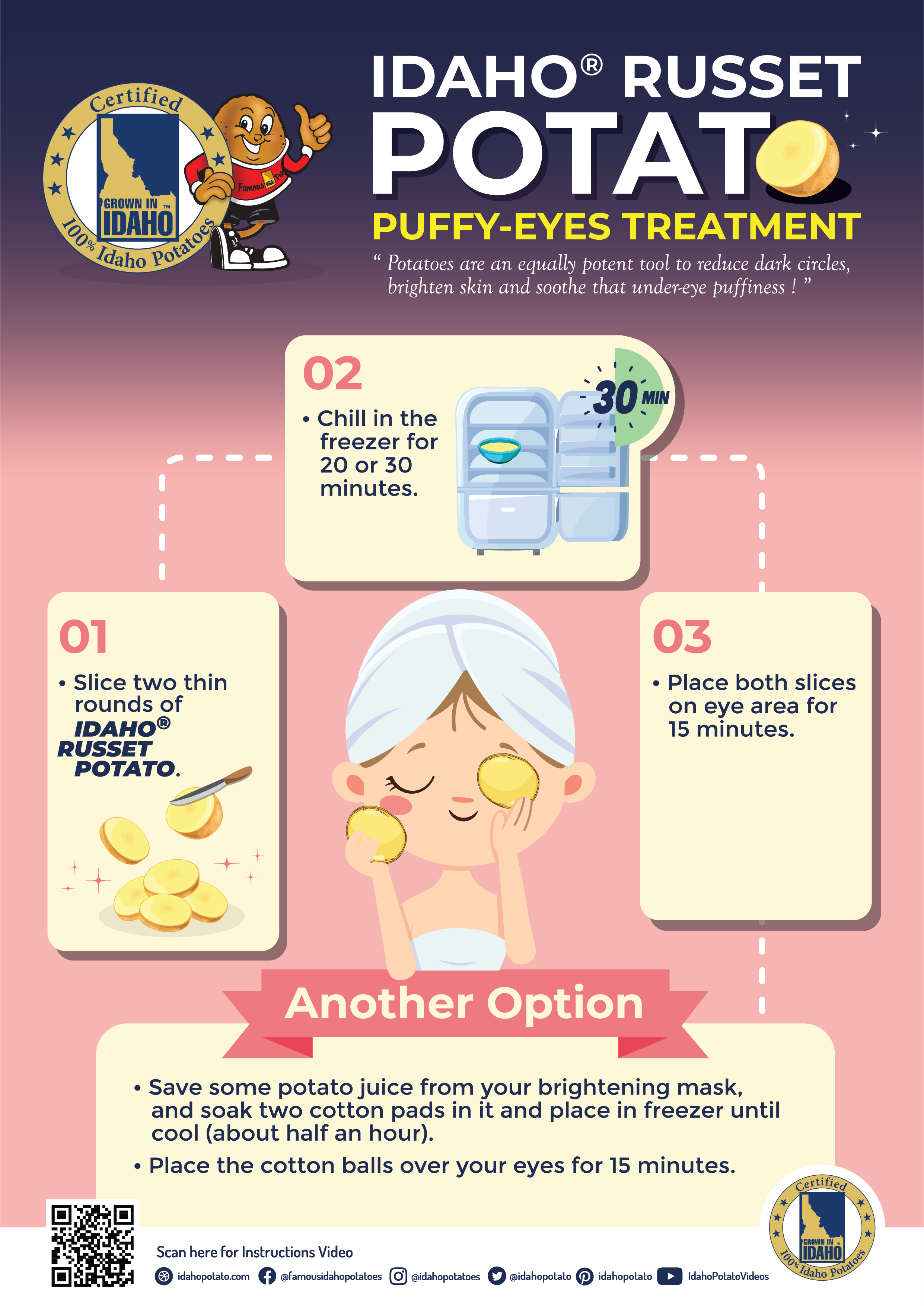 Idaho® Potato Puffy Eye Treatment